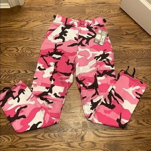 Pink Camo Cargo Pants